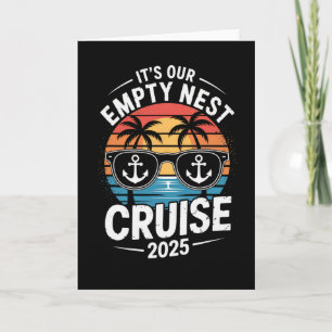 Cartão Cruzeiro Retro Sunset 2025 É o Nosso Ninho Vazio