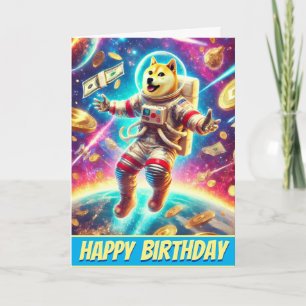 Cartão Crypto Odissey: Aventura Galáctica do Doge