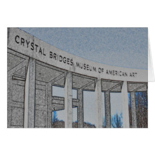 Cartão Crystal Bridges Museum of American Art - Bentonvil