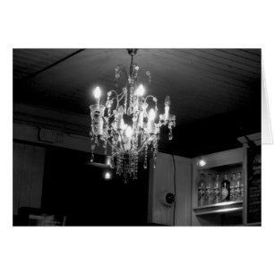 Cartão Crystal Chandelier