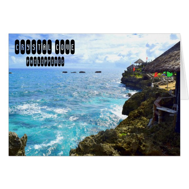Cartão Crystal Cove (Frente Horizontal)