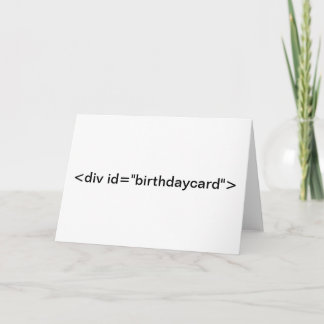 Cartão CSS<div id="birthdaycard">Cartão de Aniversário