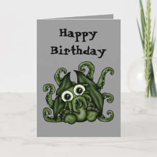 Cartão Cthulhu Birthday Card