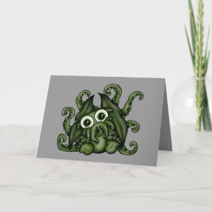Cartão Cthulhu Greeting Card
