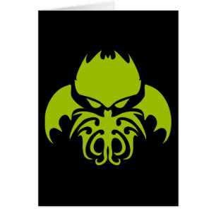 Cartão Cthulhu tribal