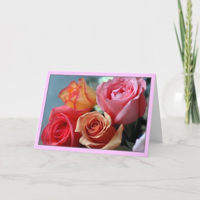 Cartão "Cuatro Rosas " (Frente)