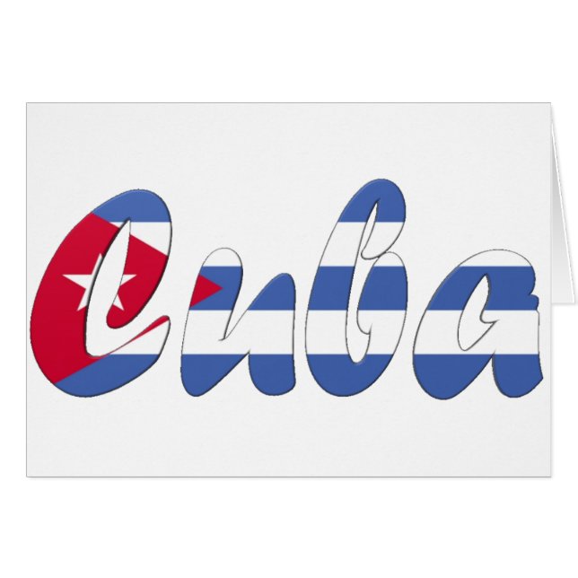 Cartão Cuba (Frente Horizontal)