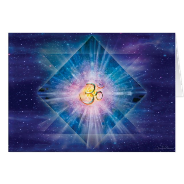 Cartão Cubo do espaço do OM (Frente Horizontal)