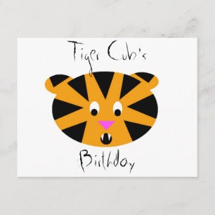 Cartão Cubo Tigre