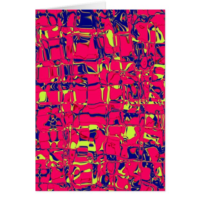 Cartão Cuckoo Abstrato (Frente)