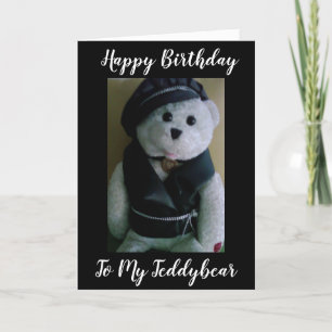 CARTÃO **CUDLER FAVORITO E TEDDYBEAR** FELIZ ANIVERSÁRIO