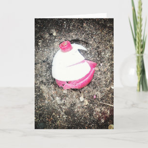 Cartão "Cuidado com o seu próprio Bobber"