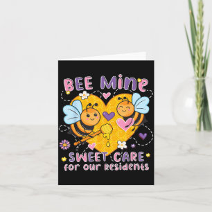 Cartão Cuidadores de Cuidados Bee Sweet Dia dos Namorados