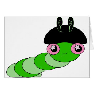 Cartão Cuja lagarta