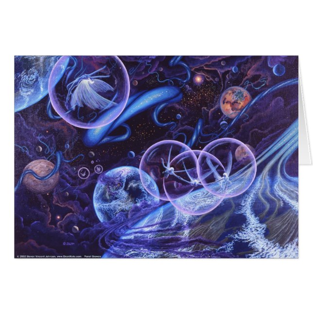 Cartão Cultivadores do planeta (Frente Horizontal)