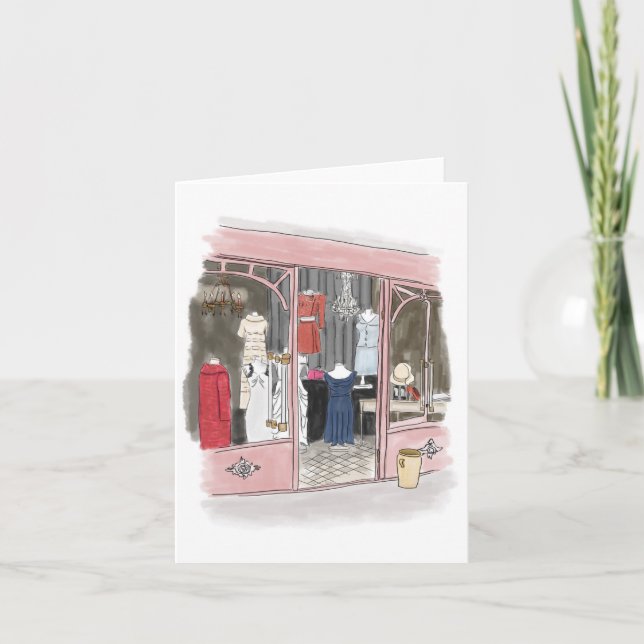 Cartão Cultura no mercado da Frota de Paris - Notecard (Frente)