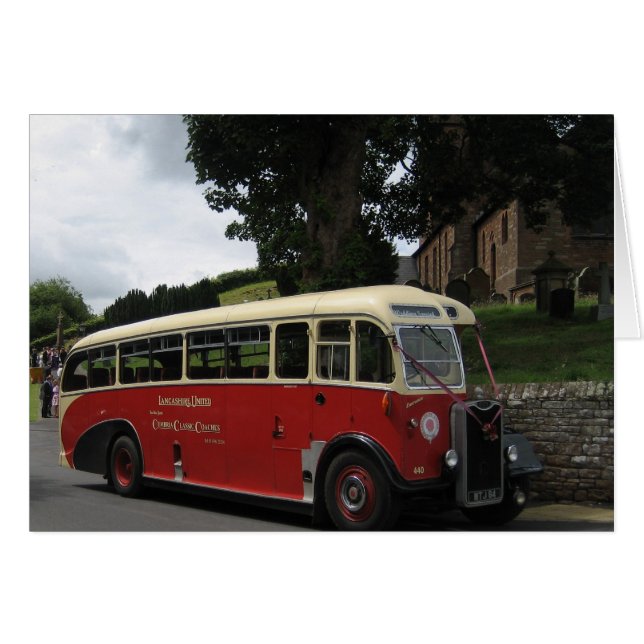Cartão Cumbria Classic Coaches (Frente Horizontal)
