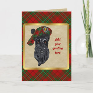 Cartão Cumming Crachá e placa personalizada Tartan