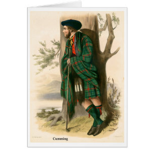 Cartão Cumming do clã