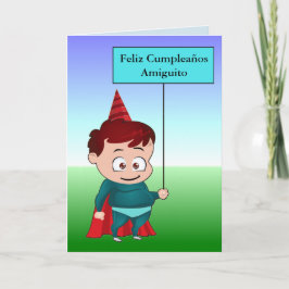 Cartão Cumpleaños Amiguito