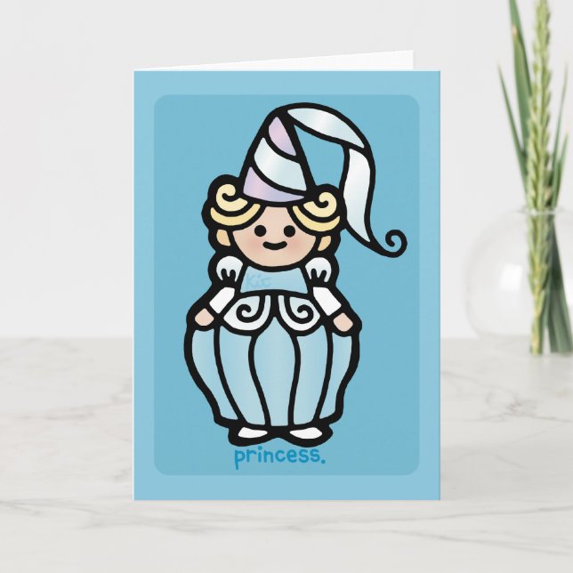 Cartão cumprimenta minha justa senhora. (Frente)