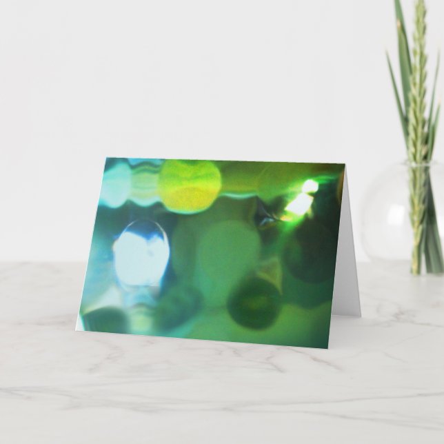 Cartão Cumprimento abstrato horizontal (Frente)