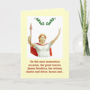 Cartão Cumprimento cómico do aniversário de Galês