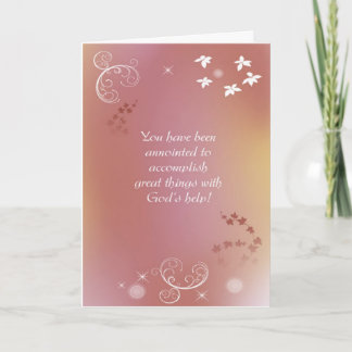 Cartão Cumprimento cristão da amizade