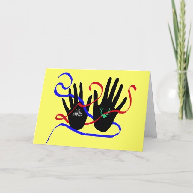 Cartão Cumprimento de Handfasting (Frente)