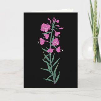 Cartão Cumprimento/Notecard do Fireweed