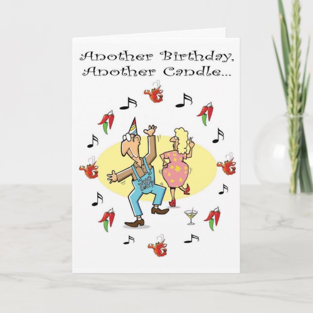 Cartão Cumprimentos de Cajun (Frente)