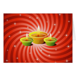 Cartão Cumprimentos de Diwali