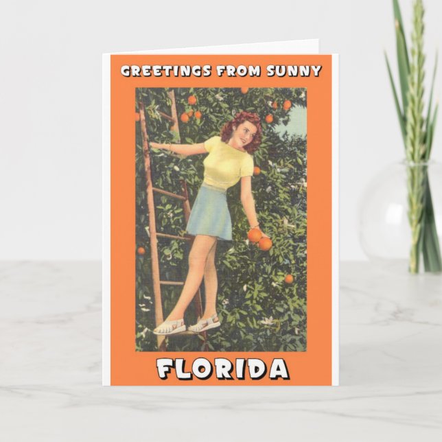 Cartão Cumprimentos de Florida (Frente)