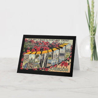 Cartão Cumprimentos de Portland Oregon