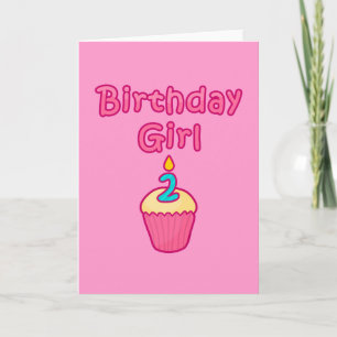 Cartão Cupcake Birthday Girl 2