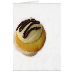 Cartão Cupcake de nata