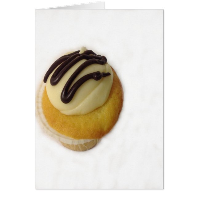 Cartão Cupcake de nata (Frente)