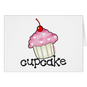 Cartão Cupcake grande