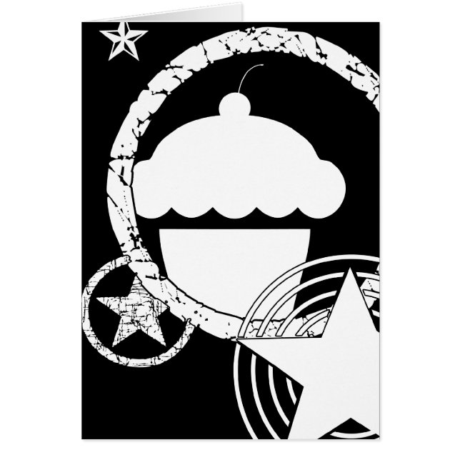 Cartão cupcake punk (Frente)