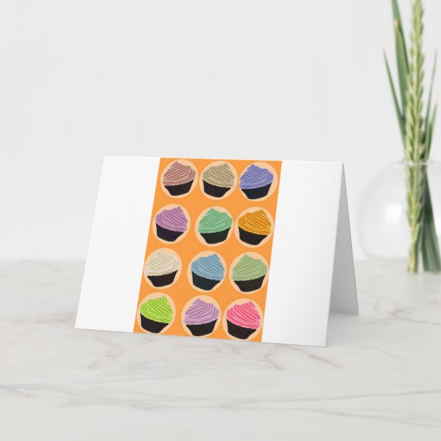 Cartão Cupcakes (Frente)