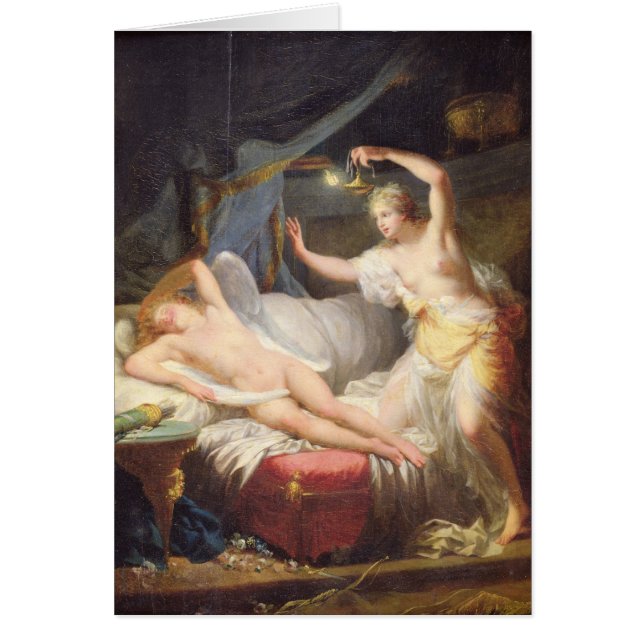 Cartão Cupido e psique (Frente)