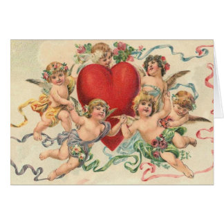 Cartão Cupido maravilhosos do amor