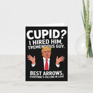 Cartão Cupido que eu contratei é um cara tremendo, melhor