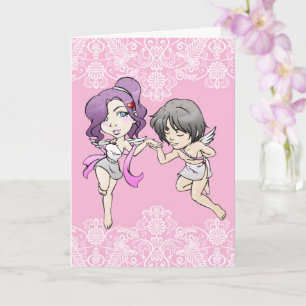 Cartão Cupids do Dia dos Namorados