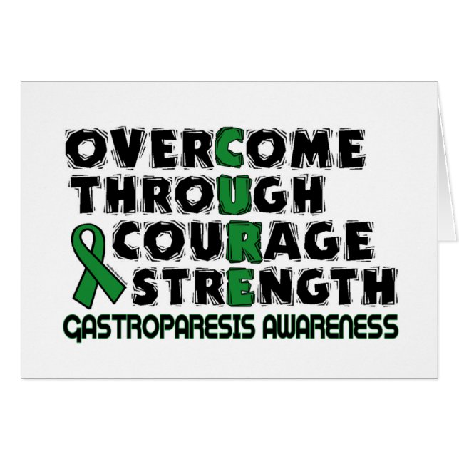Cartão CURE... Gastroparese (Frente Horizontal)