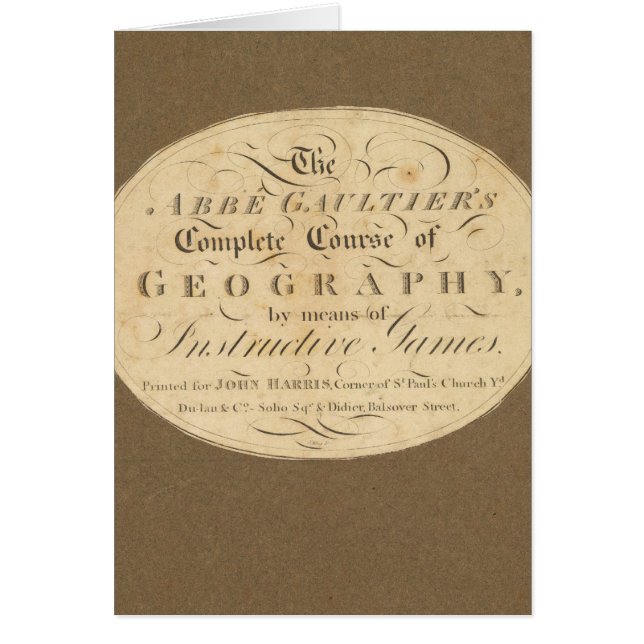 Cartão Curso completo de geografia (Frente)