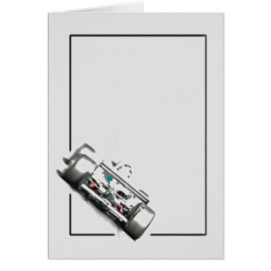 Cartão Curso de rodas aberto