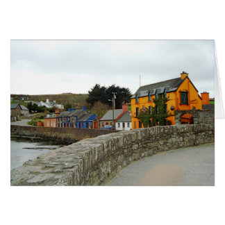 Cartão Curvatura na estrada