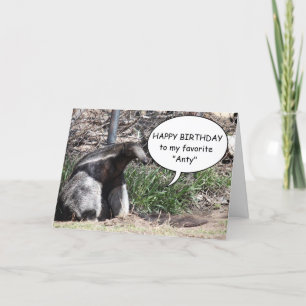 Cartão Custom Anteater Greeting Card