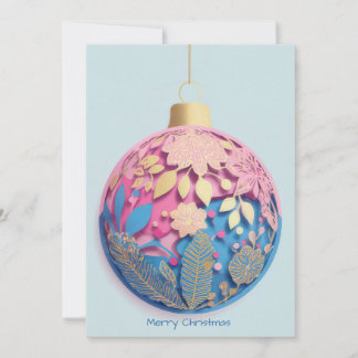 Cartão Custom Business Corporate Christmas Holiday Card